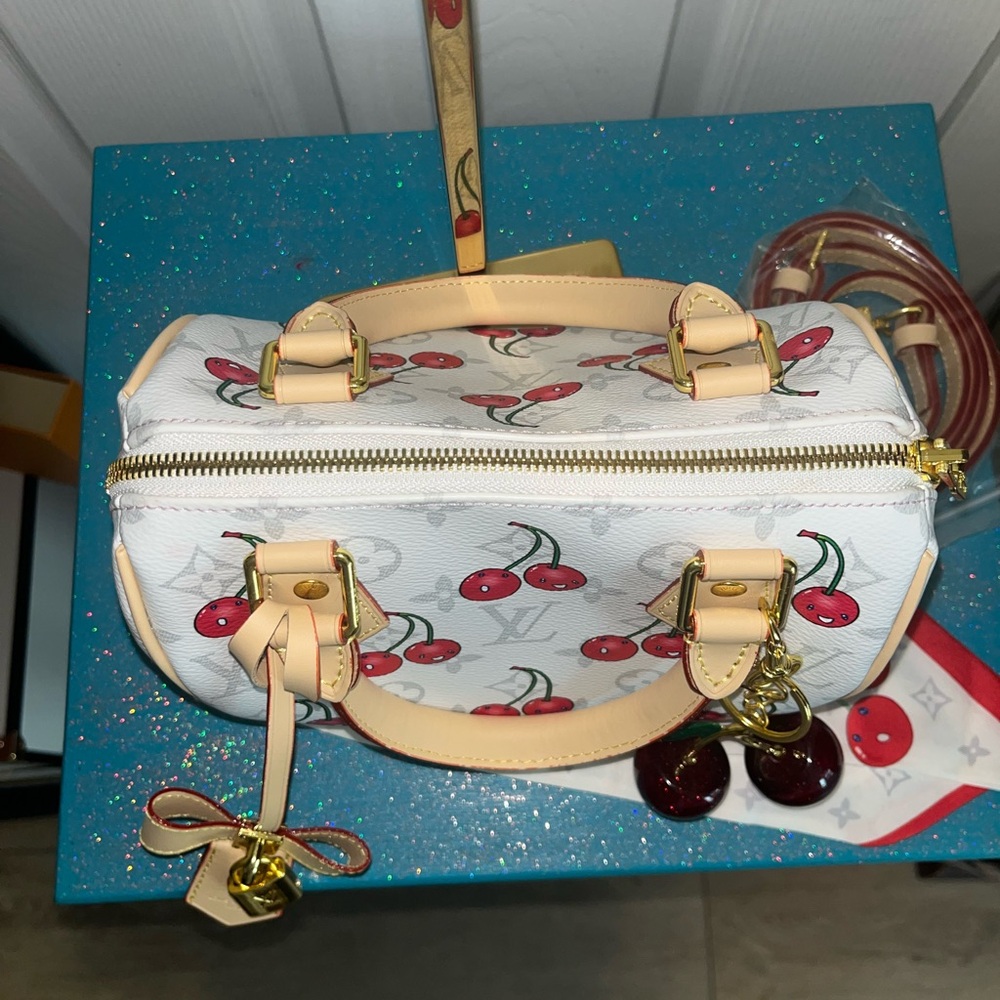 Cherry Print Handbag